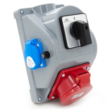 НАБОР РОЗЕТОК ДЛЯ РАСПРЕДЕЛИТЕЛЬНОГО ЩИТА 32А 2*230В 0-1