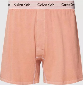 CALVIN KLEIN BOKSERKI MĘSKIE POMARAŃCZOWE Z LOGO S CK22 0Z6B2*