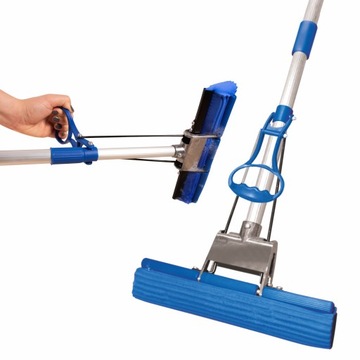 YORK Mop gąbkowy z gąbką TOP 27cm do mycia podłóg wyciskany kij teleskopowy