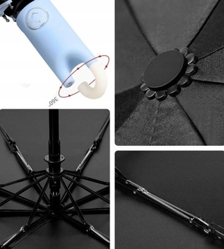 Parasol Parasolka Automatyczna mocny WŁÓKNO