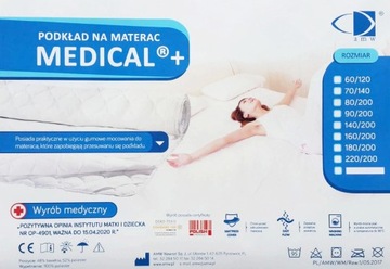 АНТИАЛЛЕРГИЧНЫЙ НАМАТРАС, 70x140 MEDICAL MEDICAL, С AMW ЛАСТИКОМ