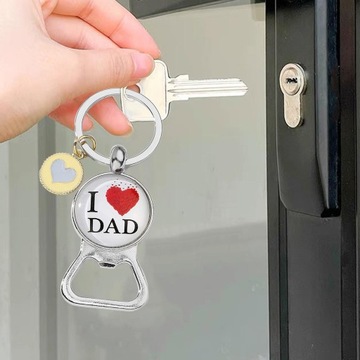 Открывалка для бутылок с брелоком Портативная металлическая подарочная сумка на день рождения