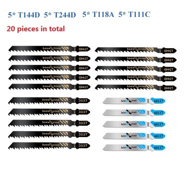 20 sztuk Jig brzeszczoty do pił t-shank drewna d