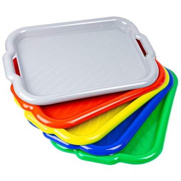 TACA PLASTIKOWA KUCHENNA ZIELONA 40X28 CM