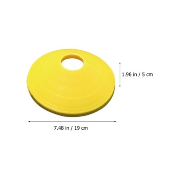 OKRĄGŁE LOGO NACZYNIE DO TRENINGU PIŁKI NOŻNEJ SPORTOWE NARZĘDZIE DO PIŁKI NOŻNEJ 25 SZT.