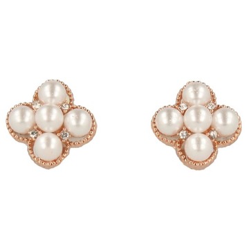 Зажимы для ушей с золотым жемчугом