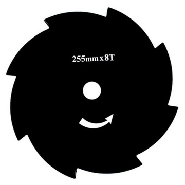 TARCZA TNĄCA DO KOSY 255 mm 8T 8 ZĘBÓW KOSA OSTRZE