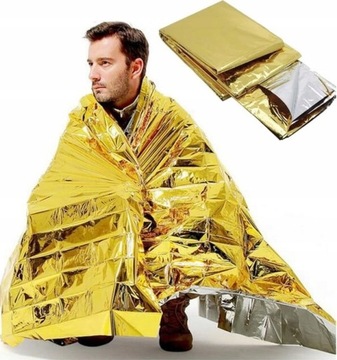 Folia termiczna Koc ratunkowy Zarys 210 x 160 cm