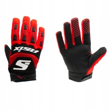 RĘKAWICE MOTOCYKLOWE LETNIE ASIX AS1 R. S CROSS QUAD ATV PROTEKTOR KOSTEK