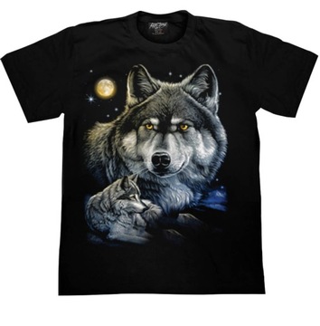Koszulka WILK WILKI WOLF ROCK CHANG GR326 XL