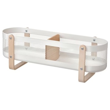 IKEA RISATORP organizer na biurko BIAŁY