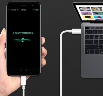 КАБЕЛЬ USB-C — USB-C МОЩНЫЙ БЫСТРЫЙ PD QC 1 м