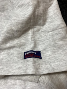 Superdry Super DRY ORYGINLNY SZARY T SHIRT/ KOSZULKA /M