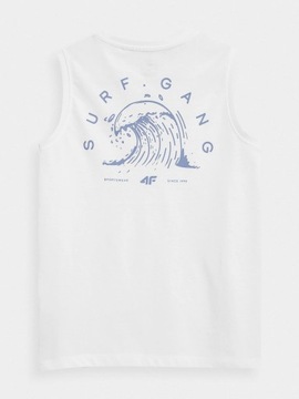 КОМПЛЕКТ 2 ФУТБОЛКИ ДЛЯ МАЛЬЧИКОВ, ТОП БЕЗ РУКАВОВ 4F