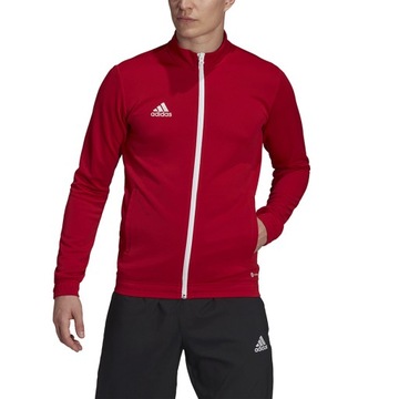 BLUZA MĘSKA ROZPINANA ADIDAS ENTRADA 22 SPORTOWA CZERWONA r.XL