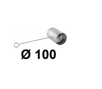Przepustnica okrągła spiro 100 mm