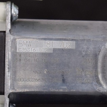 MOTOR OKNO PŘEDNÍ LEVÝ BMW SERIE 5 G30 7181702 2017