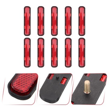 Отражатели Подъездные столбики 10 шт.