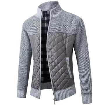 SWETER 2XLĘSKI CIEPŁY STÓJKA PÓŁGOLF ROZSUWANY
