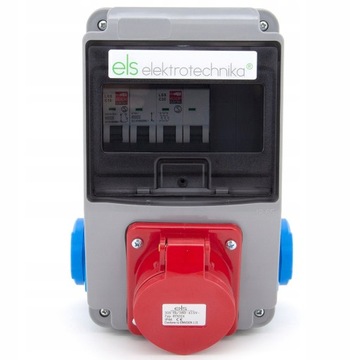 ЗАЩИЩЕННЫЙ РАСПРЕДЕЛИТЕЛЬНЫЙ ЩИТ 32А/4 2*230В