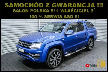 Volkswagen Amarok I Pick Up Double Cab Facelifting 3.0 TDI 224KM 2017 Volkswagen Amarok HIGHLINE + 4Motion + DSG + 100%