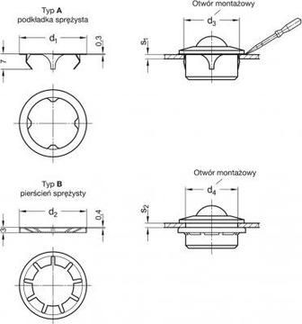 ЗАЩИТНОЕ КОЛЬЦО ПРУЖИНЫ ВАЛА FI22