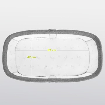 Колыбель, детская кроватка, качалка, москитная сетка, игрушки 3-в-1 от Lionelo Malin