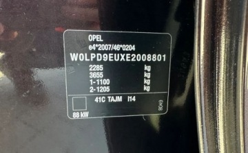 Opel Zafira C Tourer 1.4 Turbo ECOTEC 120KM 2013 Opel Zafira 2013R, 1.4T 120KM, Tempomat, Klima, Alu, PDC Zarejestorwana w, zdjęcie 36