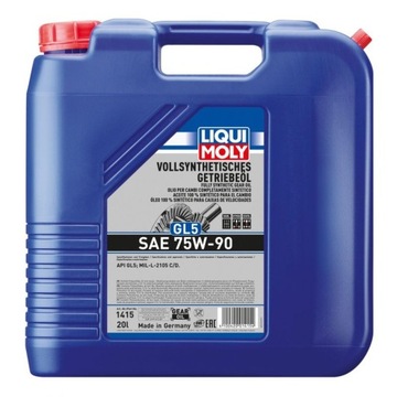 Olej skrzyni biegów 75W-90 GL5 20L LIQUI MOLY