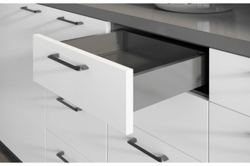 SZUFLADA GTV AXIS PRO 350A NISKA L350 H84 ANTRACYT CICHY DOMYK WYSUW