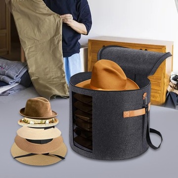 Фетровая коробочка для хранения шапок с, прочим, прочим