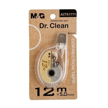 KOREKTOR W TAŚMIE DR. CLEAN 5MM X 12M M&G