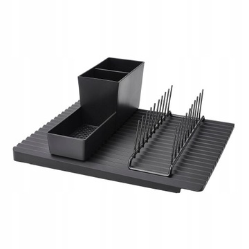 IKEA RINNIG ociekarka + stojak na talerze sztućce