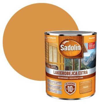 SADOLIN EXTRA 0,75L LAKIEROBEJCA DO DREWNA PINIOWY