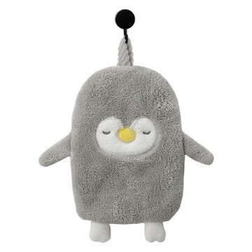 Мягкое плюшевое детское банное полотенце с изображением пингвина, мультяшного животного