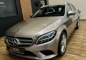 Mercedes Klasa C W205 Kombi Facelifting 2.0 220d 194KM 2019 Mercedes-Benz Klasa C lift AUTOMAT 195KM LED perfekcyjny navi kamera, zdjęcie 13