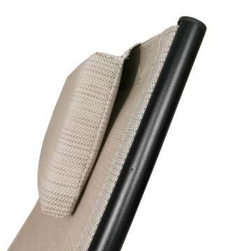 ПРОЧНЫЙ СКЛАДНОЙ РЕГУЛИРУЕМЫЙ САДОВЫЙ СТУЛ ТЕРРАСА БАЛКОН БОРНЕО ПРО БЕЖЕВЫЙ