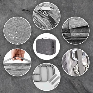 СУМКА-ОРГАНИЗАТОР ДЛЯ ПУТЕШЕСТВИЯ ДЛЯ ЗАРЯДНЫХ КАБЕЛЕЙ