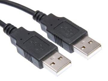 WYPRZEDAŻ - Kabel przewód USB wtyk A - wtyk A długość 1,8m VE2412 VEOZ