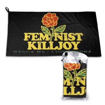 Retro Feminist Killjoy Quick Dry Towel Gym Sports Bath Portable Dalmatian