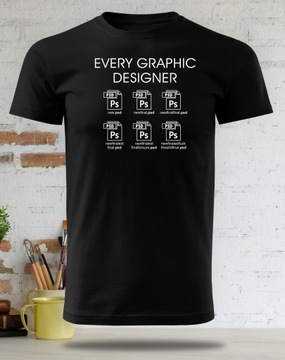 Koszulka T-shirt śmieszny napis PROBLEMY GRAFIKA
