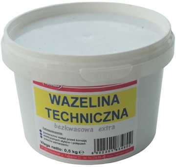 MALWA WAZELINA TECHNICZNA BEZKWASOWA NISKOTOPLIWA EXTRA WIADERKO 500G 0,5KG