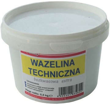 Wazelina techniczna bezkwasowa extra 500g 0,5kg