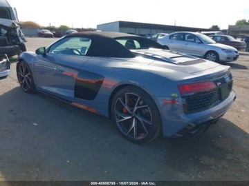 Audi R8 II 2023 Audi R8 Spyder, 2023r., 5.2L V10 5.2 Benzyna 562KM, zdjęcie 3
