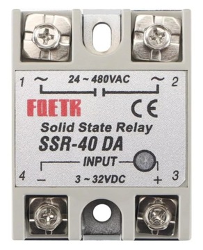 Moduł przekaźnika przekaźnik SSR-40DA 40A 480V