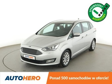 Ford C-MAX II Grand C-MAX Facelifting 1.5 EcoBoost 150KM 2018 Ford Grand C-MAX 7 os. bi-xenon navi klima auto