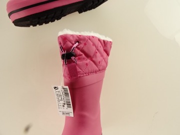 __next__детские резиновые сапоги РОЗОВЫЕ ИЗОЛИРОВАННЫЕ__26.5__НОВИНКА