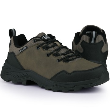 Buty sportowe męskie DK TRAIL VB17123 KHAKI/BLACK