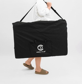 Łóżko Kosmetyczne Stół Masażu Przedłużania Rzęs Aluminiowe Składane Leżanka