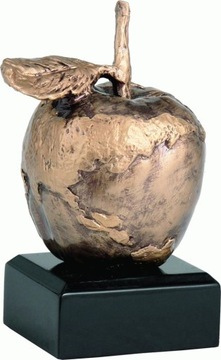 Statuetka ekologia jabłko prezent + tabliczka